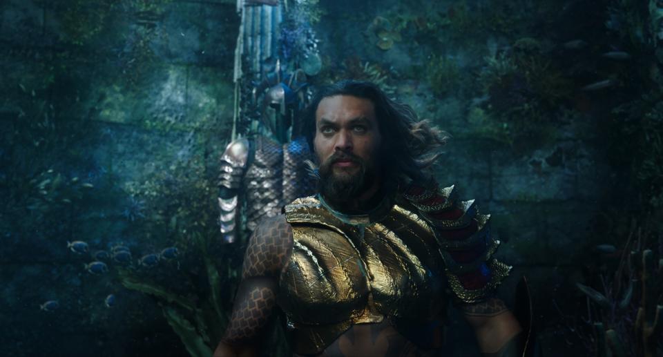 Jason Momoa plays the title role in "Aquaman."<span class="copyright">Courtesy of Warner Bros. Pictures</span>