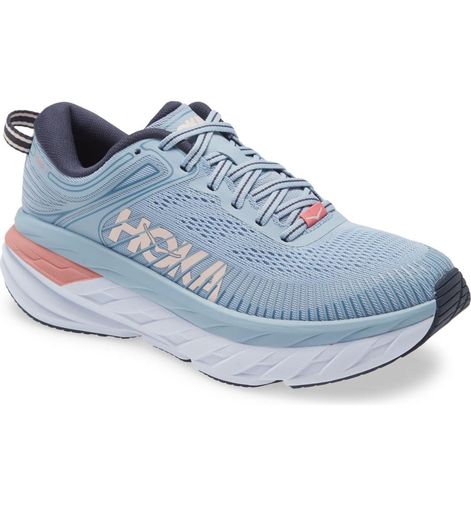 Bondi 7 Running Shoe HOKA ONE ONE Blue Fog