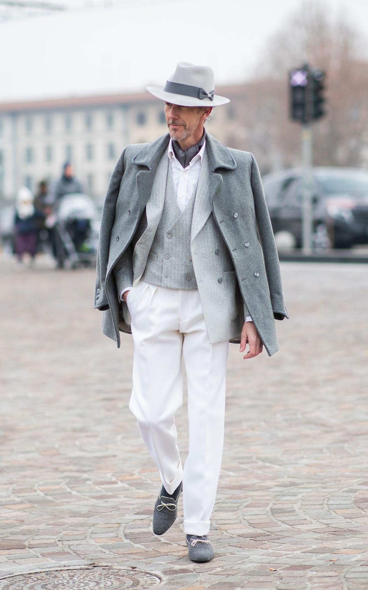 Guillaume Bo at the 95th Pitti Uomo at Fortezza Da Basso - Christian Vierig/Getty Images