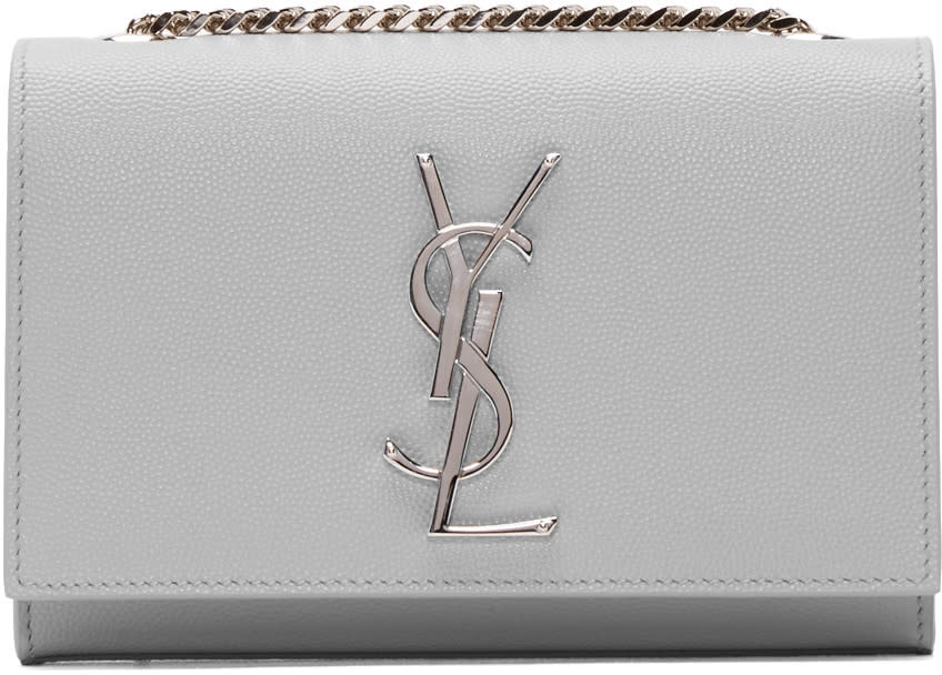 <p>Oh YSL how do you always manage to get it SO right? We love this mouse grey embossed bag that would match our entire wardrobe.<a href="https://www.ssense.com/en-gb/women/product/saint-laurent/grey-small-monogram-chain-bag/1500093?utm_source=3021243&utm_medium=affiliate&utm_campaign=generic&utm_term=11081012" rel="nofollow noopener" target="_blank" data-ylk="slk:[YSL, £900];elm:context_link;itc:0;sec:content-canvas" class="link "><i> [YSL, £900]</i></a></p>