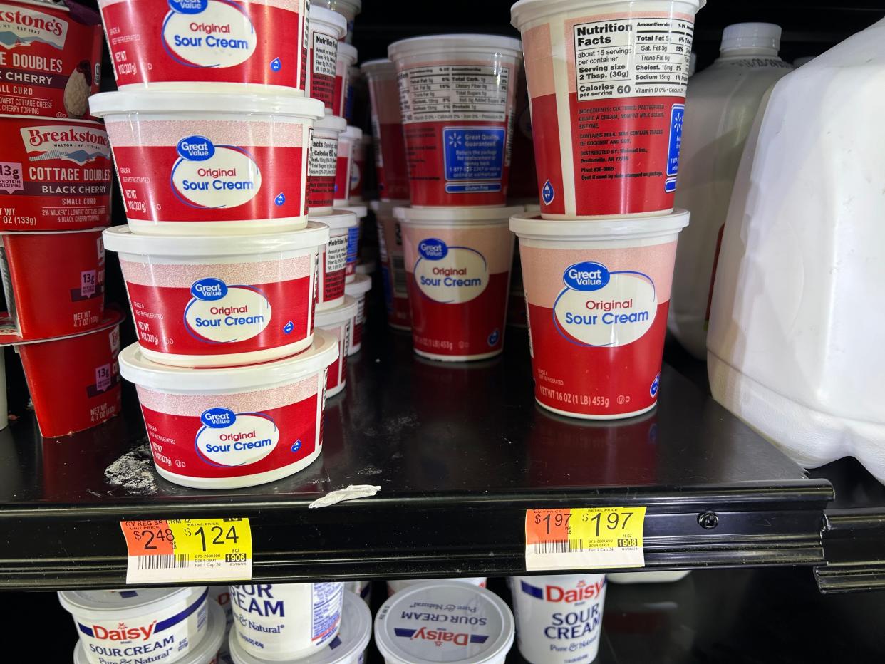 sour cream at walmart