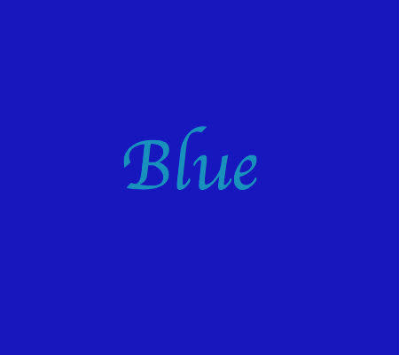 Blue