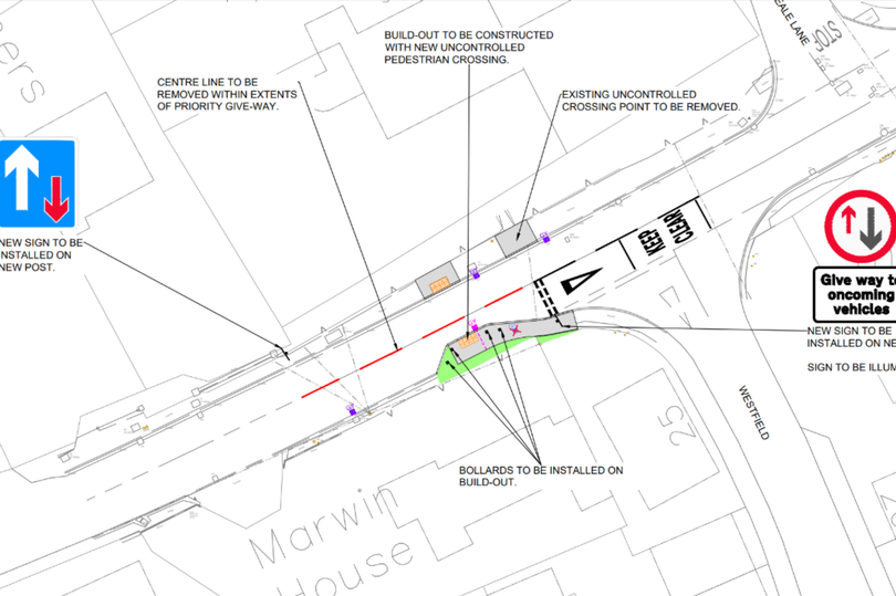 Proposed road safety improvements on the A378 in Curry Rivel