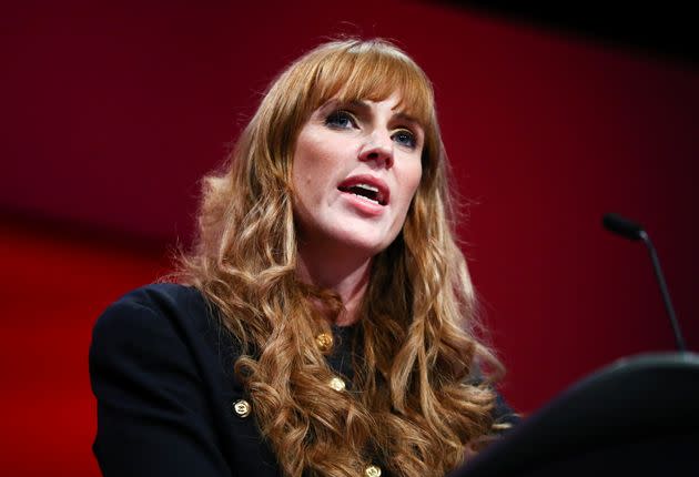 Angela Rayner was criticised for how she crosses her legs in PMQs in a controversial report this weekend (Photo: Hannah Mckay via Reuters)