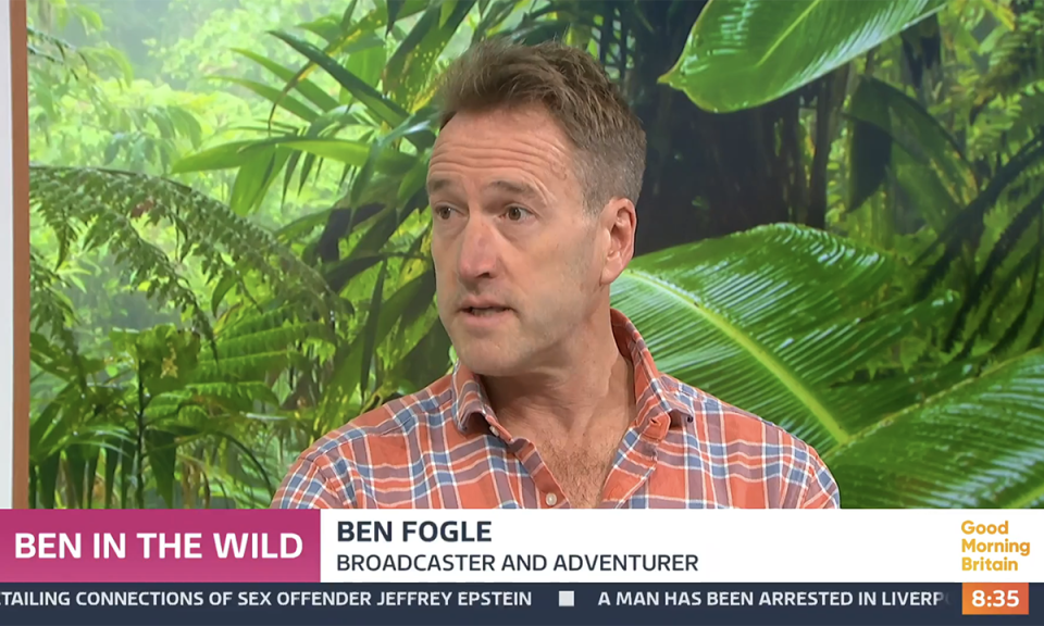 Ben Fogle talked about his hopes to make a film. (ITV screengrab)