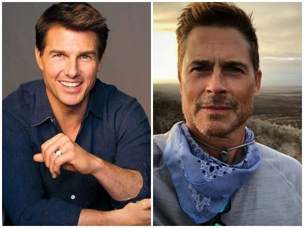 Tom Cruise, Rob Lowe (Image courtesy: Instagram)