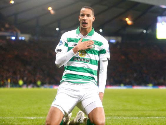 Christopher Jullien celebrates scoring the winner (PA)