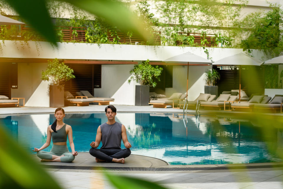 Experience wellness with the Morning Intention Class (Photo: Conrad Singapore Orchard)