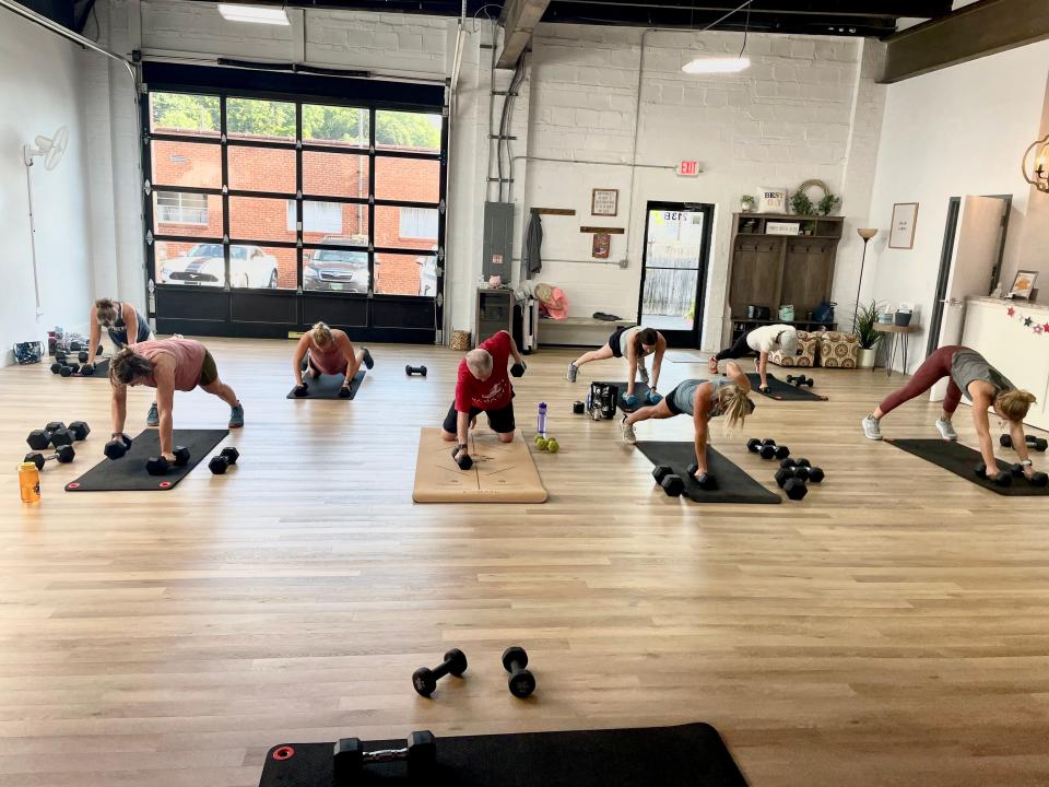 Phoenix Phiit Class at Phoenix Fitness & Yoga's new location on N. Lewis St. in Staunton, Va.