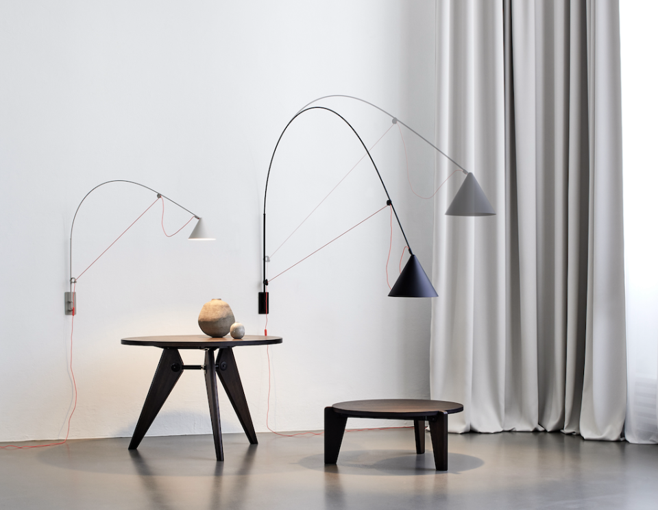 Ayno L and XL wall lamps by Stefan Diez for Midgard