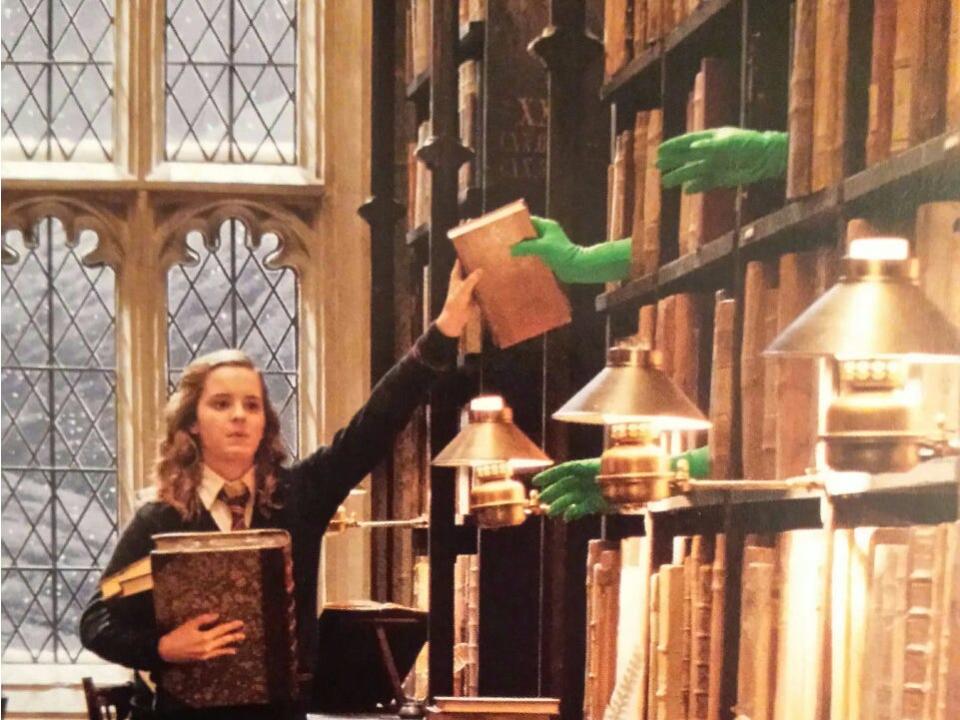 Hermione and the Secret of the Hogwarts Library