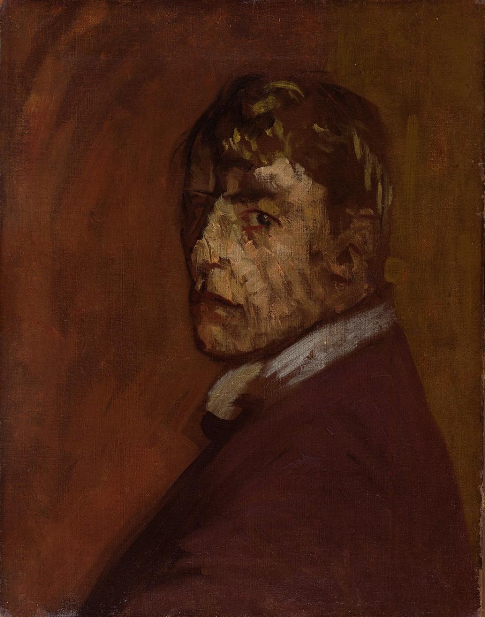 Walter Sickert - Self portrait c.1896 (Leeds Art Gallery (c) Bridgeman images)