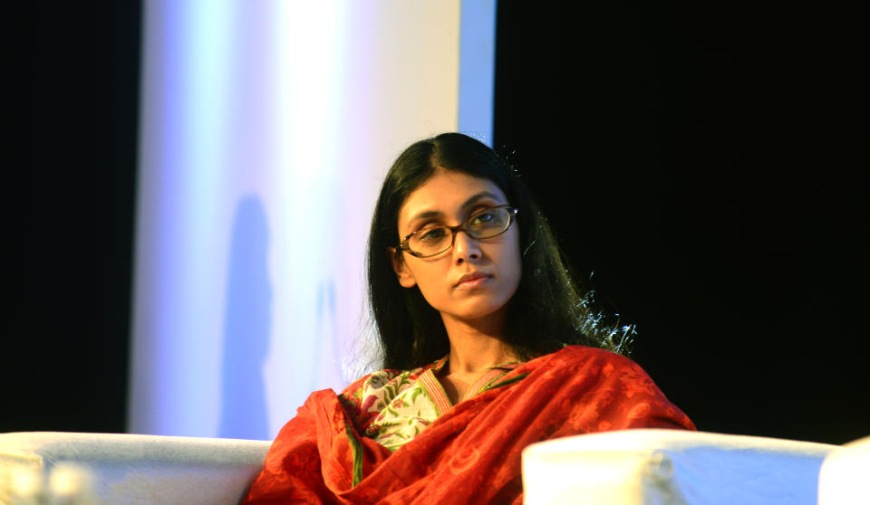 Roshni Nadar Malhotra is the chairperson of HCL Technologies and the first woman to lead a listed IT company in India. She is the only child of HCL's founder, Shiv Nadar. She worked in various companies as a producer before joining HCL. Within a year of her joining HCL, she was elevated as executive director and CEO of HCL Corporation. She subsequently became the chairperson of HCL Technologies after her father Shiv Nadar stepped down. Shiv Nadar himself came from humble beginnings, founded HCL in the mid-1970s and transformed the IT hardware company into an IT enterprise over the next three decades by constantly reinventing his company's focus. It remains to be seen what new levels Roshini will elevate the company toward. Her net worth is $4.9 billion making her the richest woman in India.