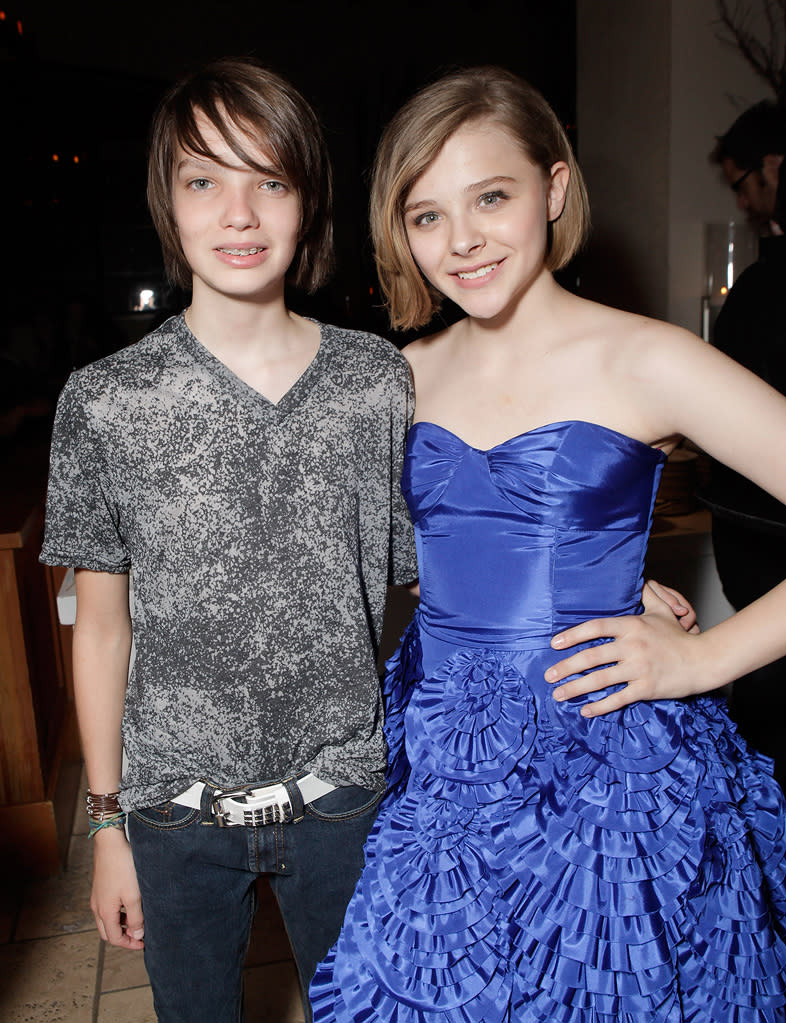 Let Me In LA Premiere 2010 Kodi Smit McPhee Chloe Grace Moretz