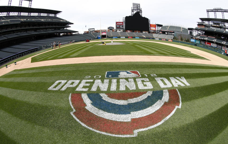 The 2019 MLB season is getting an early start. (AP Photo/David Zalubowski)