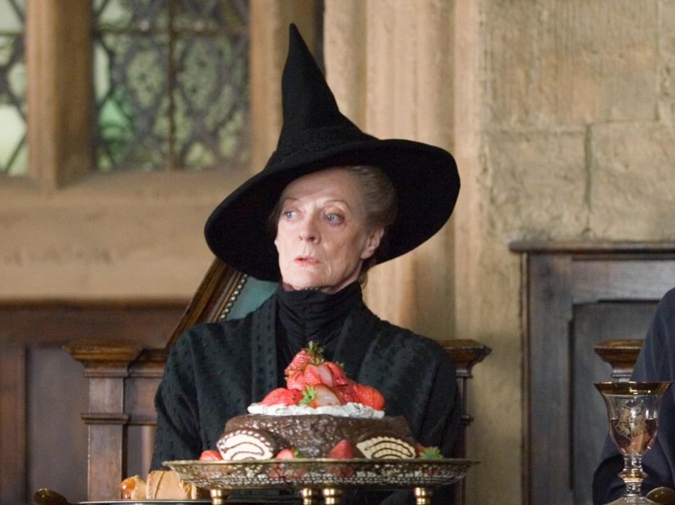 Dame Maggie Smith as Minerva McGonagall in Harry Potter and the Order of the Phoenix (Warner Brothers)