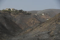 The scene in Malibu where wildfires caused devastation (AP Photo/Marcio Jose Sanchez)