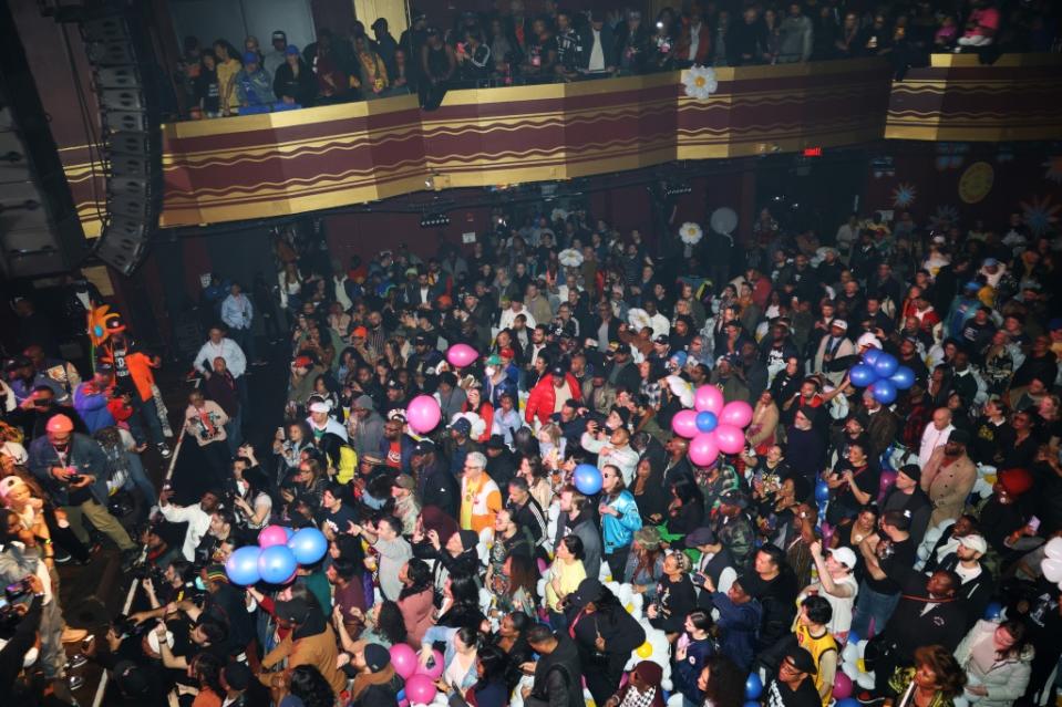 NEW YORK, NEW YORK - MARCH 02: A view of the audience at De La Soul’s The DA.I.S.Y. Experience, produced in conjunction with Amazon Music, at Webster Hall on March 02, 2023 in New York City. (Photo by Johnny Nunez/Getty Images for Amazon)