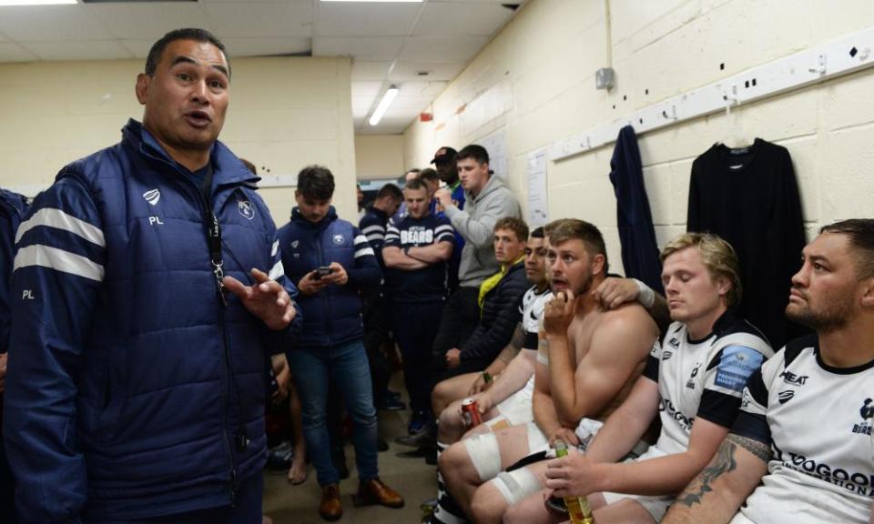 Bristol’s Pat Lam (left) is on the shortlist for director of rugby of the season, the only one from outside the top four.