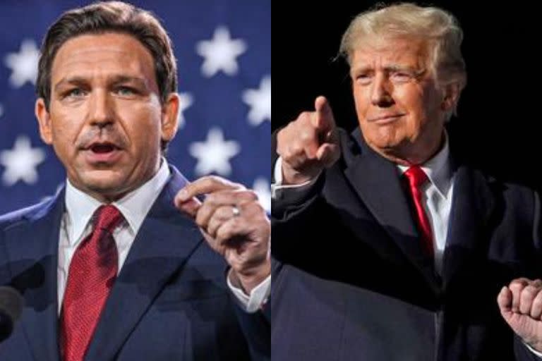 Ron DeSantis y Donald Trump podrían enfrentarse en la contienda electoral de 2024 en las elecciones internas de su partido