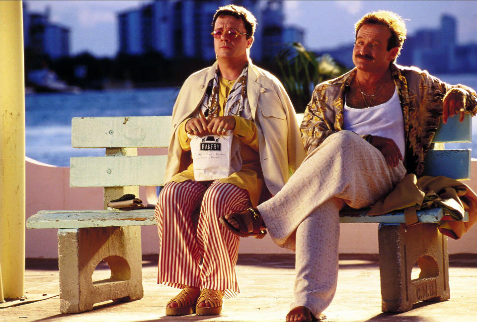 Nathan Lane and Robin Williams in the movie 