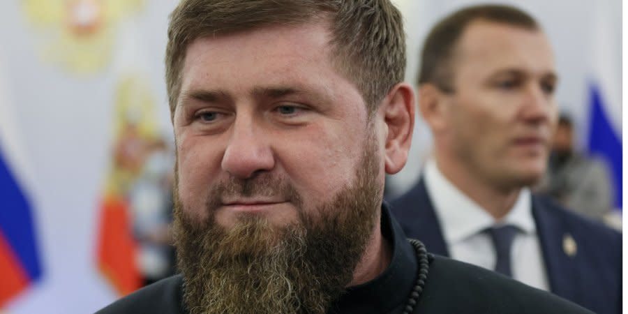 Ramzan Kadyrov at the announcement of the 
