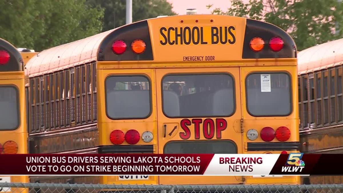 Union bus drivers serving Lakota schools vote to go on strike beginning