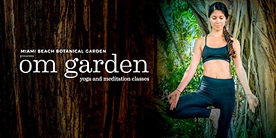 “Om Garden” en el Jardín botánico de Miami Beach.