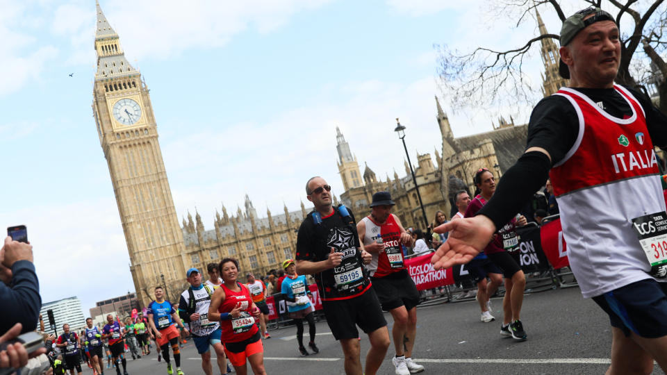  Runners at 2024 London Marathon. 