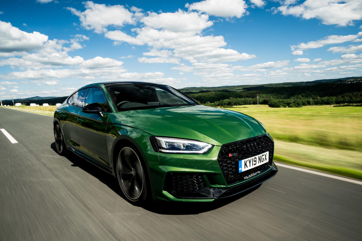 The RS5 is immensely powerful thanks to a turbocharged V6