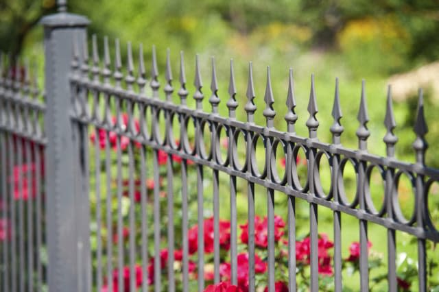 Iron fence