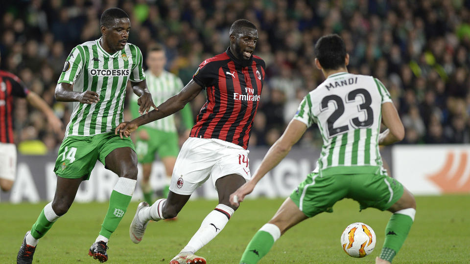 Tiemoue Bakayoko has enjoyed a renaissance in the last three games after a disappointing first two months at AC Milan
