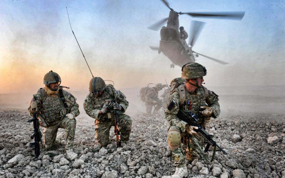 Soldiers from D Company, The Argyll and Sutherland Highlanders, 5th Battalion The Royal Regiment of Scotland, deploy in Helmand on Op Herrick 13. - Rupert Frere RLC/Crown Copyright