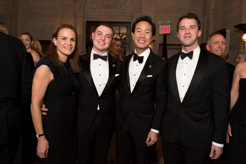 Deputy Director for External Affairs Tia Chapman, Cole Harrell, Tai-Heng Cheng, and Pearse Lenz