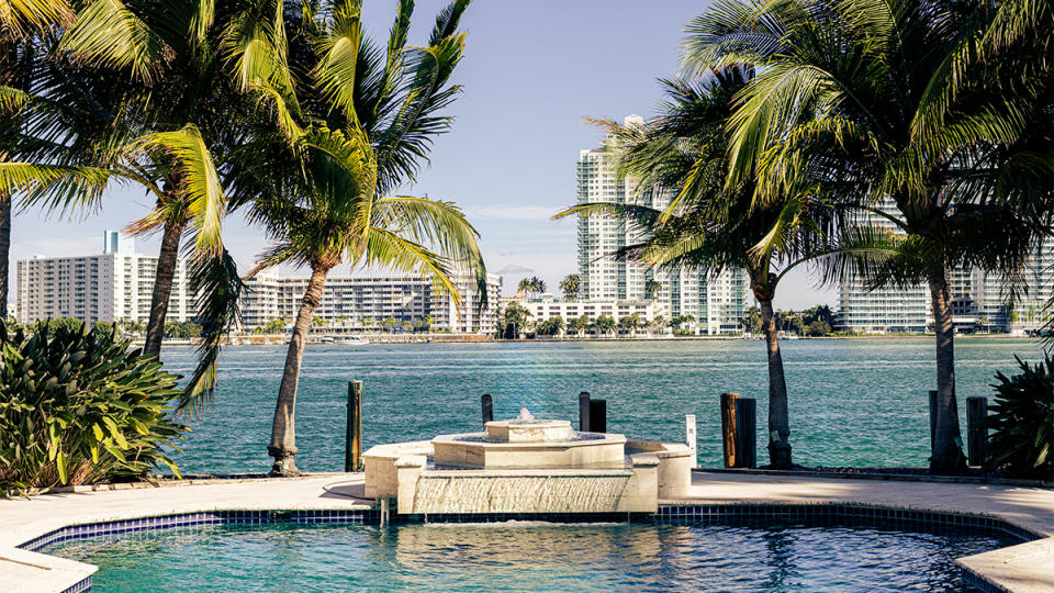 The view from Rick Ross' Star Island home