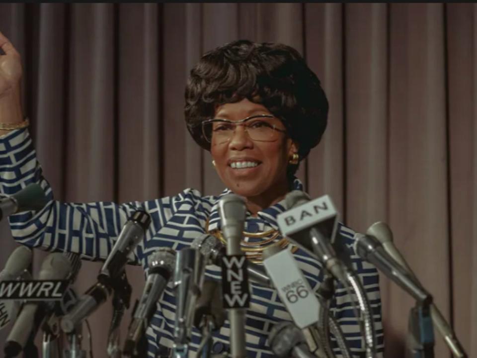 Regina King as the first-ever Black congresswoman, Shirley Chisholm, in Netflix movie ‘Shirley’ (Netflix)