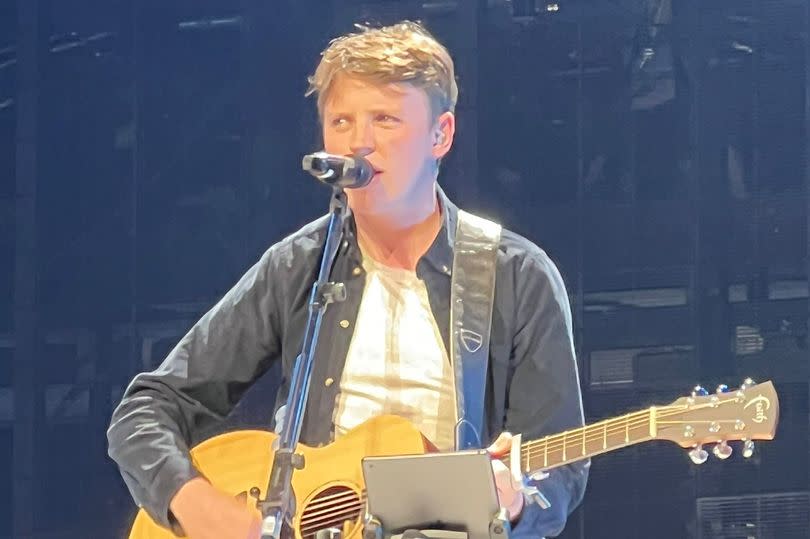Daniel Rooney wowed fans as he stepped in last-minute to support Take That at the Hydro