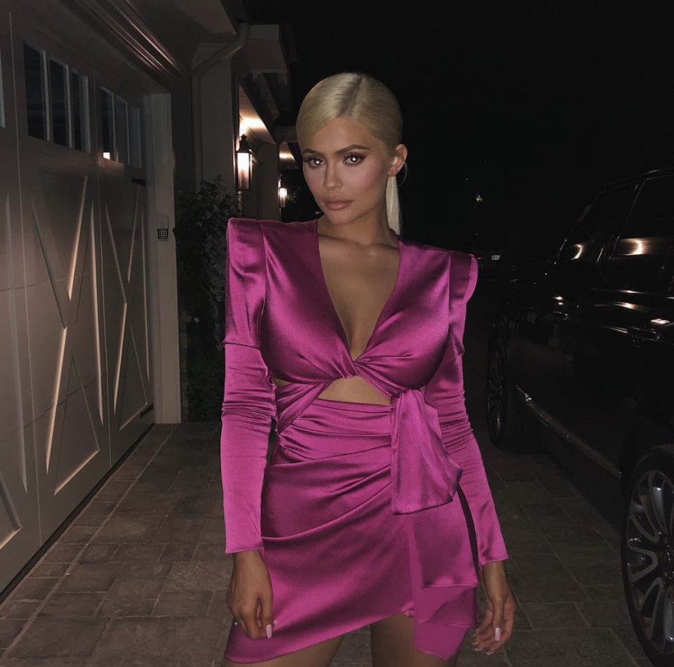 Kylie Jenner channeled Barbie for her 21st birthday party. (Photo: Kylie Jenner via Instagram)