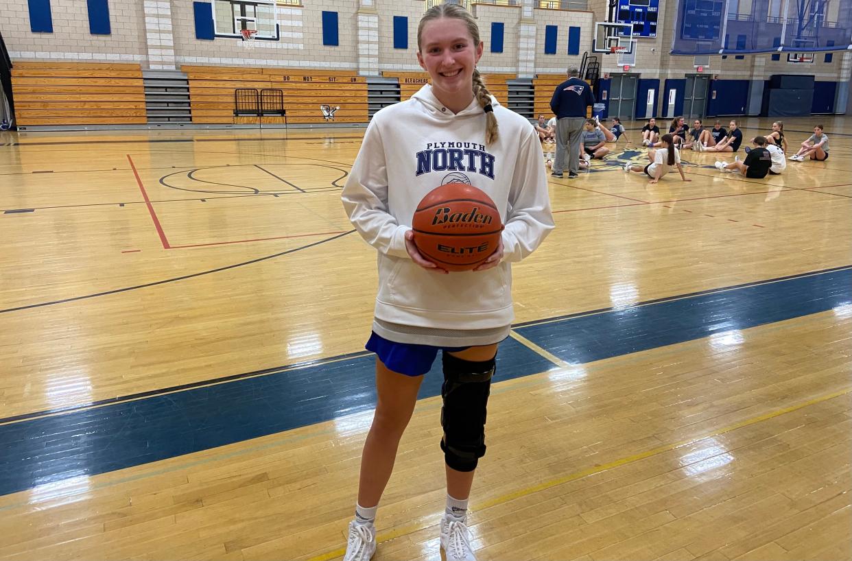 An ACL injury cost Plymouth North captain Mackenzie Hohulin her junior season but she's back for a final year with the Blue Eagles.