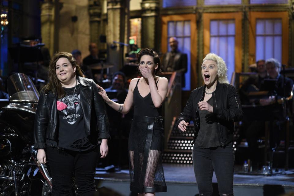 <p>When Kristen Stewart said that hosting <em>SNL</em> was the “coolest f— thing ever” during her 2017 monologue, her slip may not have been the show’s only run in with the word, but it was possibly its most endearing.</p>