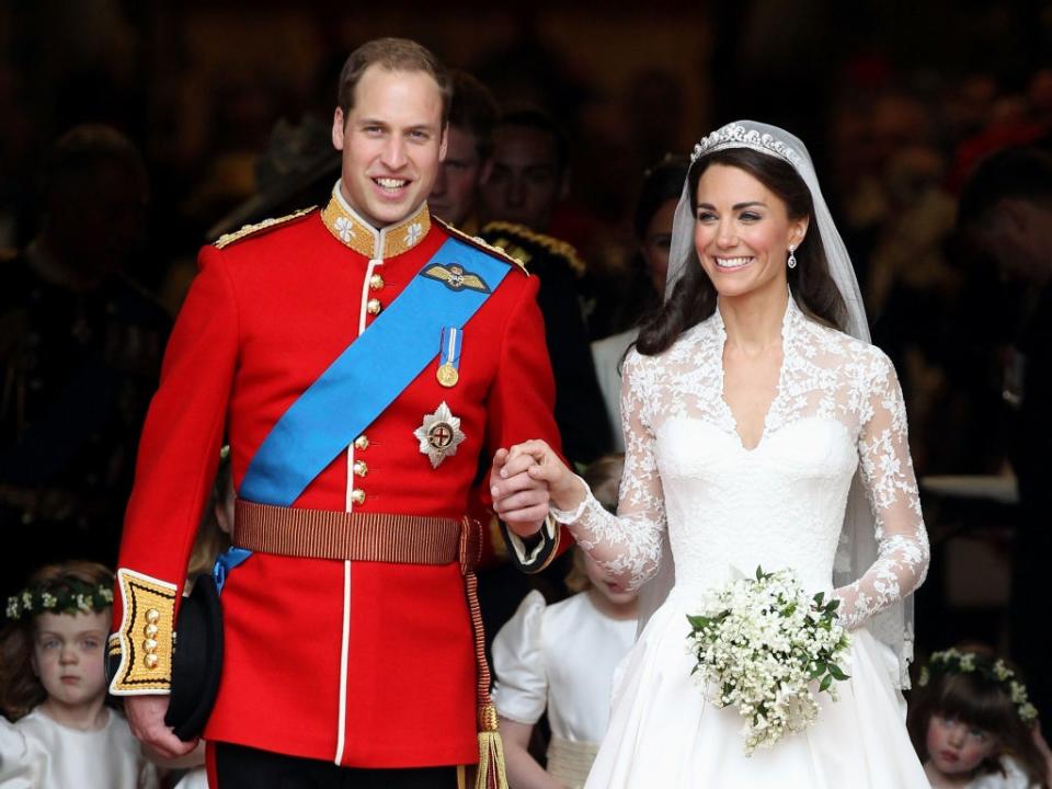 The Duke and Duchess of Cambridge on their wedding day on 29 April, 2011 (Chris Jackson/Getty)