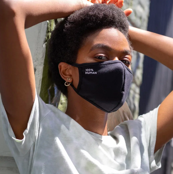 Everlane's 100% Human face masks give back to an important cause.