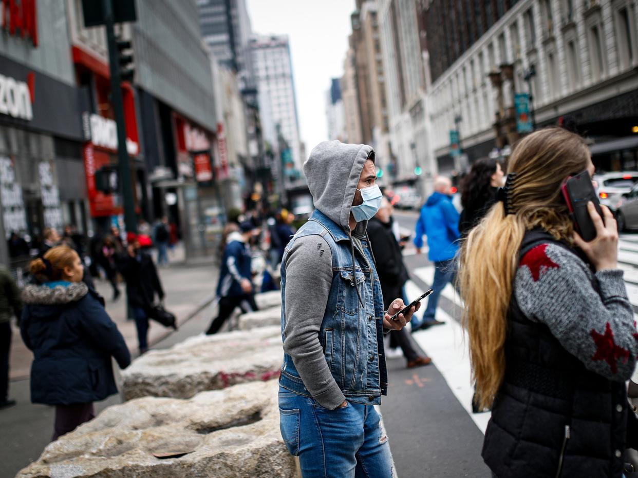 Face mask New York City coronavirus