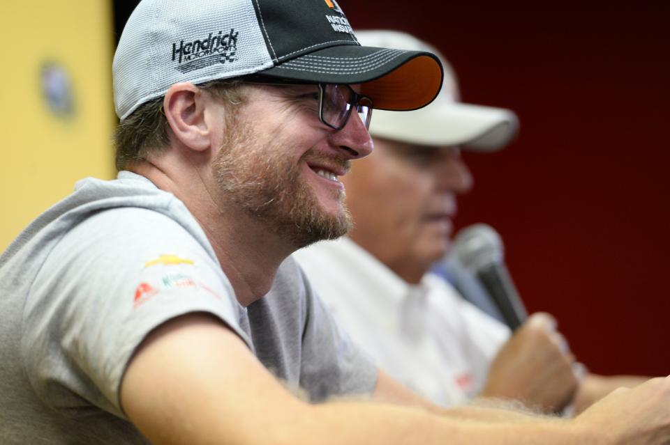 Dale Earnhardt Jr. missed 18 races in 2016 after a concussion. (Getty)