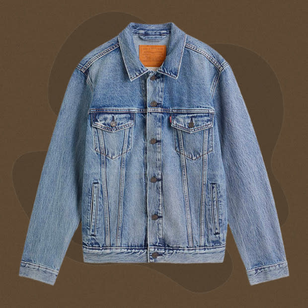 <p>Courtesy of Levi's</p><p>The type III denim jacket is the most identifiable and contemporary denim jacket style, and it’s what most people think of when they imagine a denim jacket. There are two welt hand pockets and two small, pointed chest pockets placed high on the jacket. The style was created by (who else?) Levi’s, and the brand’s Premium version of the type III features a leather tab, higher quality stitching, and an all-cotton construction that will wear in beautifully. </p><p>[$74; <a href="https://click.linksynergy.com/deeplink?id=b8woVWHCa*0&mid=1237&u1=mj-bestdenimjackets-jzavaleta-080423-update&murl=https%3A%2F%2Fwww.nordstrom.com%2Fs%2Frelaxed-fit-trucker-jacket%2F7449570%3F" rel="nofollow noopener" target="_blank" data-ylk="slk:nordstrom.com;elm:context_link;itc:0;sec:content-canvas" class="link ">nordstrom.com</a>]</p>