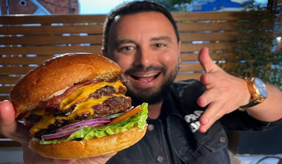 Foto: Tulio Zuluoaga, creador del Burger Master