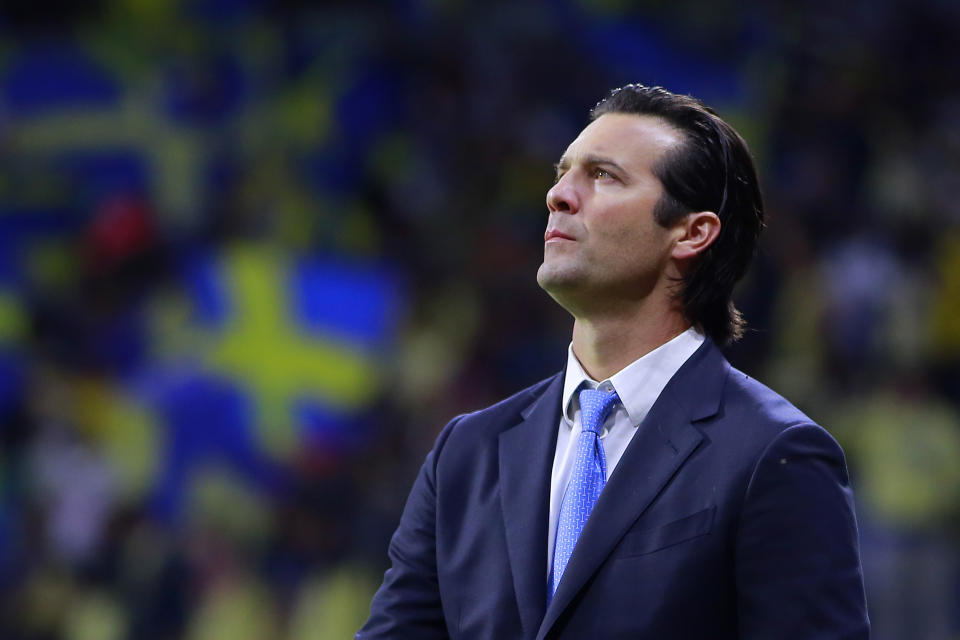  Santiago Solari no logró conseguir un campeonato con el Club América desde su llegada en el Clausura 2021 (Foto: Mauricio Salas/Jam Media/Getty Images)