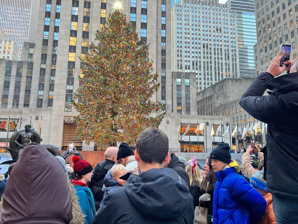 rockefeller center city tree