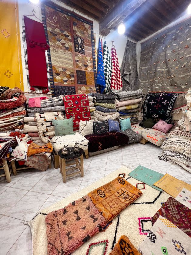 Each rug is more than a decorative piece; it is a symbol of self-expression, female solidarity and family unison. The rugs hold sentimental value to each woman.