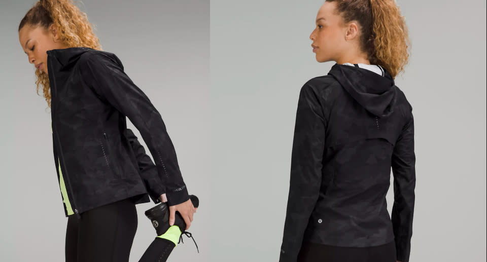 The Lululemon Break a Trail Waterproof Jacket is great for wicked mixed-weather days.